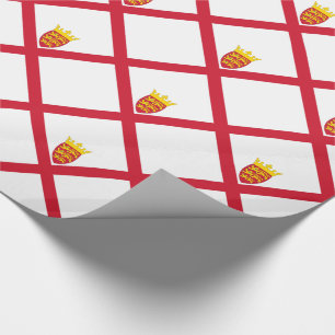 Vlag van Jersey Cadeaupapier
