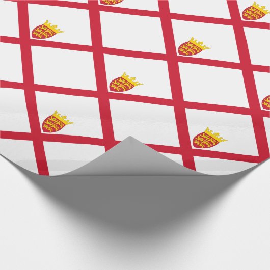 Vlag van Jersey Cadeaupapier (Hoek)