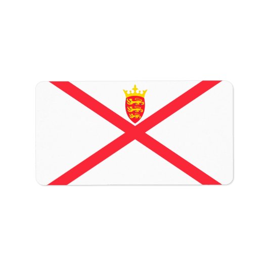 Vlag van Jersey Etiket (Voorkant)