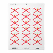 Vlag van Jersey Etiket (Full Sheet)