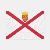 Vlag van Jersey Fleece Deken (Voorkant (Horizontaal))