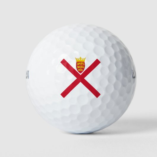 Vlag van Jersey Golfballen (Voorkant)