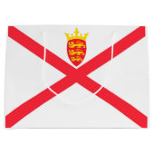 Vlag van Jersey Groot Cadeauzakje (Voorkant)