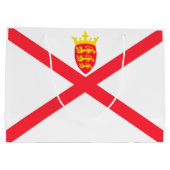 Vlag van Jersey Groot Cadeauzakje (Achterkant)