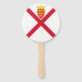 Vlag van Jersey Handwaaier (Achterkant)