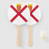 Vlag van Jersey Handwaaier (Voorkant en achterkant)