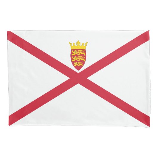 Vlag van Jersey Kussensloop (Voorkant)