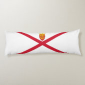 Vlag van Jersey Lichaamskussen (Achterkant)