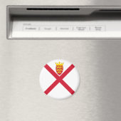 Vlag van Jersey Magneet (Insitu (Vaatwasser))