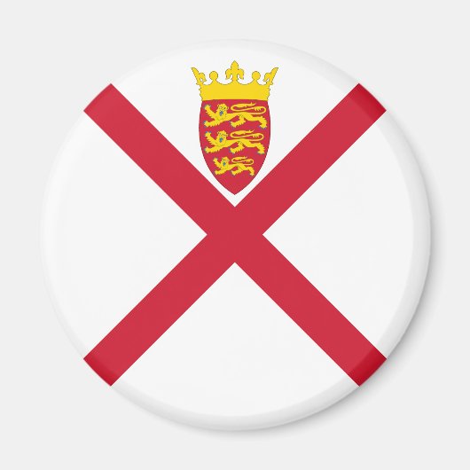 Vlag van Jersey Magneet (Voorkant)