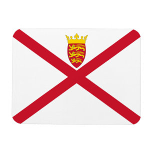 Vlag van Jersey Magneet