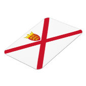 Vlag van Jersey Magneet (Linkerzijde)