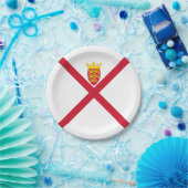 Vlag van Jersey Papieren Bordje (Feest)