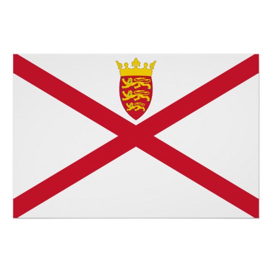 Vlag van Jersey Perfect Poster (Voorkant)