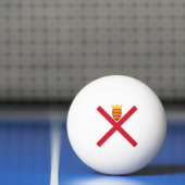Vlag van Jersey Pingpongbal (Net)