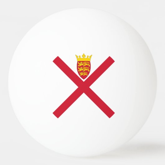 Vlag van Jersey Pingpongbal (Voorkant)