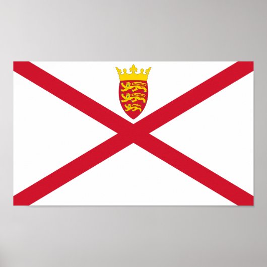 Vlag van Jersey Poster (Voorkant)
