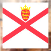 Vlag van Jersey Raamsticker (Vel 2)