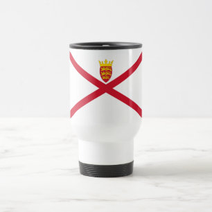 Vlag van Jersey Reisbeker