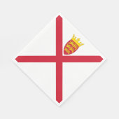 Vlag van Jersey Servet (Hoek)