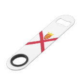 Vlag van Jersey Speed Flessenopener (Achterkant Gekanteld)