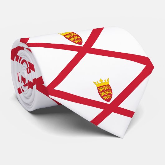 Vlag van Jersey Stropdas (Opgerold)