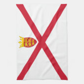Vlag van Jersey Theedoek (Verticaal)