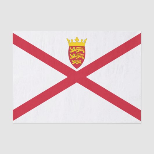 Vlag van Jersey Tissuepapier (Voorkant)