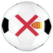 Vlag van Jersey Voetbal (Gedraaid)