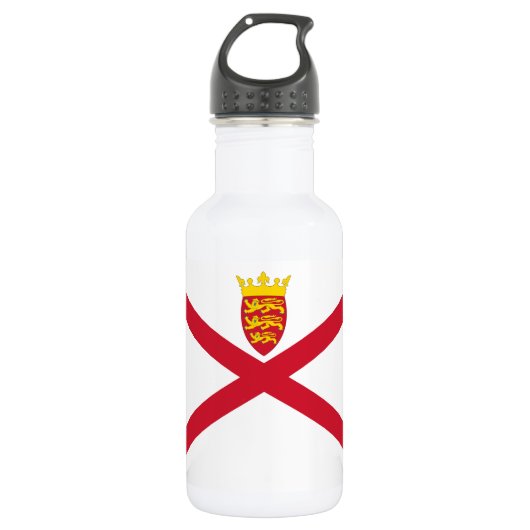 Vlag van Jersey Waterfles (Voorkant)