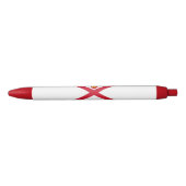 Vlag van Jersey Zwarte Inkt Pen (Voorkant)