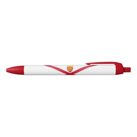Vlag van Jersey Zwarte Inkt Pen (Bovenkant)