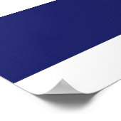 Vlag van Jeruzalem Poster (Hoek)