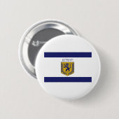 Vlag van Jeruzalem Ronde Button 5,7 Cm (Voorkant /achterkant)