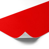 Vlag van Joegoslavië (1945-1992) Poster (Hoek)