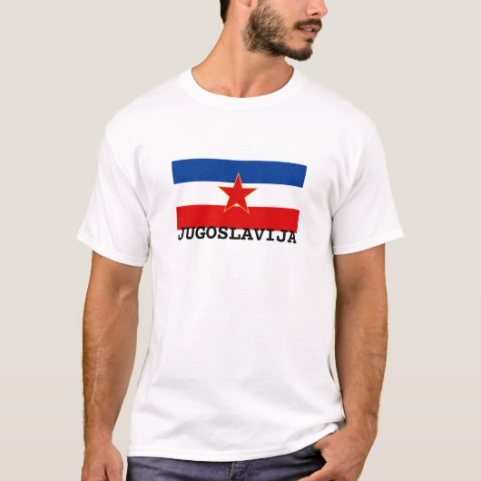 Vlag van Joegoslavië (1945-1992) T-shirt (Voorkant)