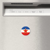 Vlag van Joegoslavië Magneet (Insitu (Vaatwasser))
