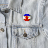 Vlag van Joegoslavië Ronde Button 3,2 Cm (In situ)
