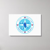 Vlag van Joliet (Illinois) Canvas Afdruk (Voorkant)
