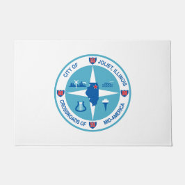 Vlag van Joliet (Illinois) Deurmat