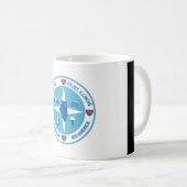 Vlag van Joliet (Illinois) Koffiemok (Voorkant rechts)