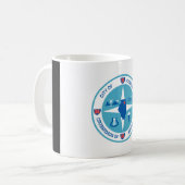 Vlag van Joliet (Illinois) Koffiemok (Voorkant links)