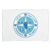 Vlag van Joliet (Illinois) Kussensloop (Voorkant-Rechts)