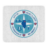 Vlag van Joliet (Illinois) Snijplank (Voorkant)