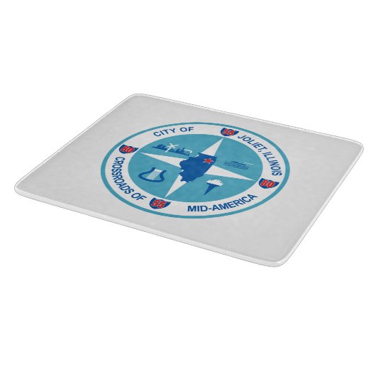 Vlag van Joliet (Illinois) Snijplank (Hoek)