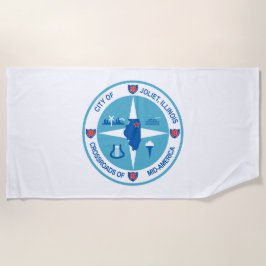 Vlag van Joliet (Illinois) Strandlaken