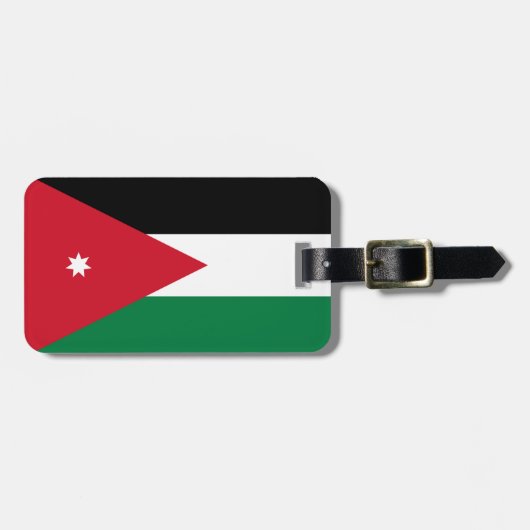 Vlag van Jordan Easy ID Personal Bagagelabel (Voorkant horizontaal)