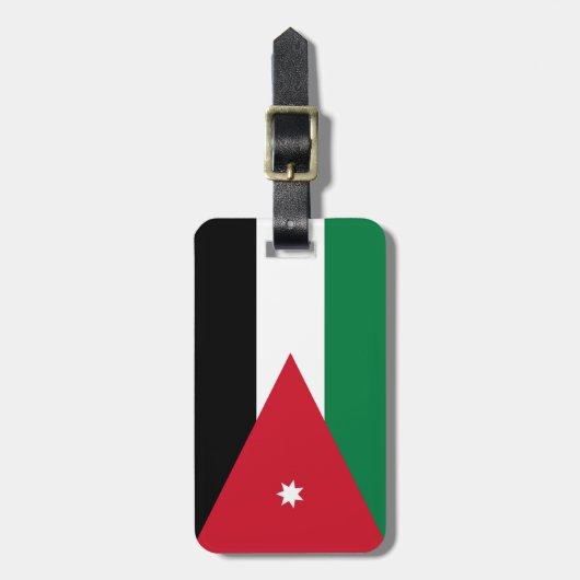 Vlag van Jordan Easy ID Personal Bagagelabel (Voorkant verticaal)