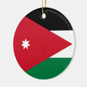 Vlag van Jordan Ornament (Links)