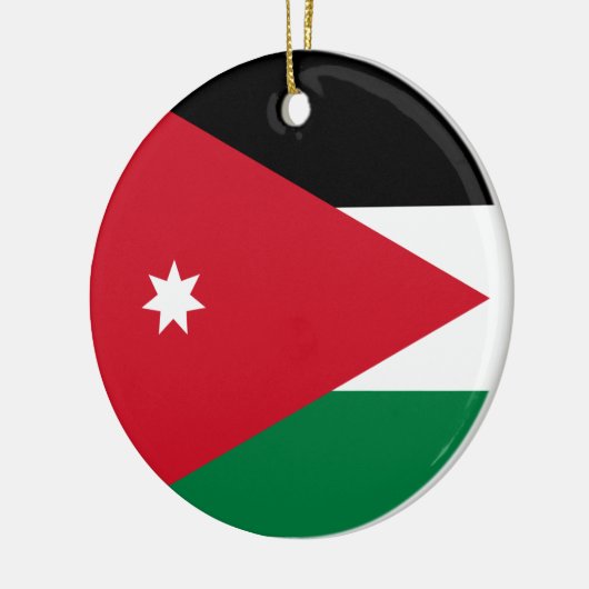 Vlag van Jordan Ornament (Links)